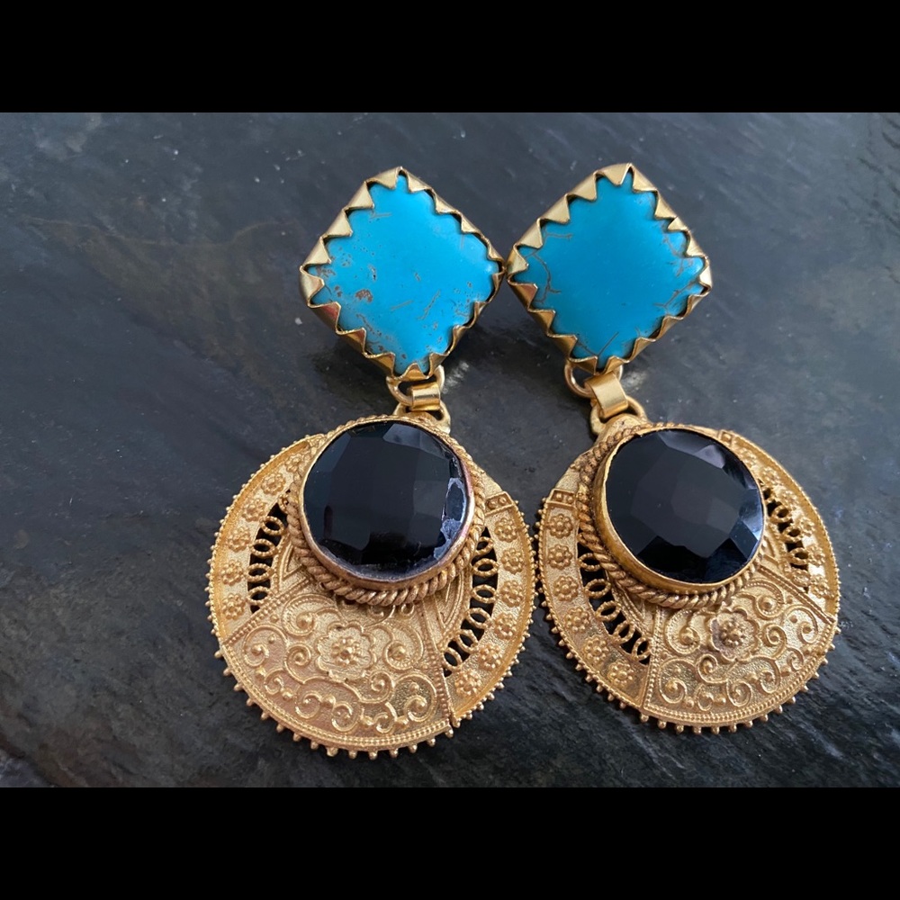 Gemstone earrings